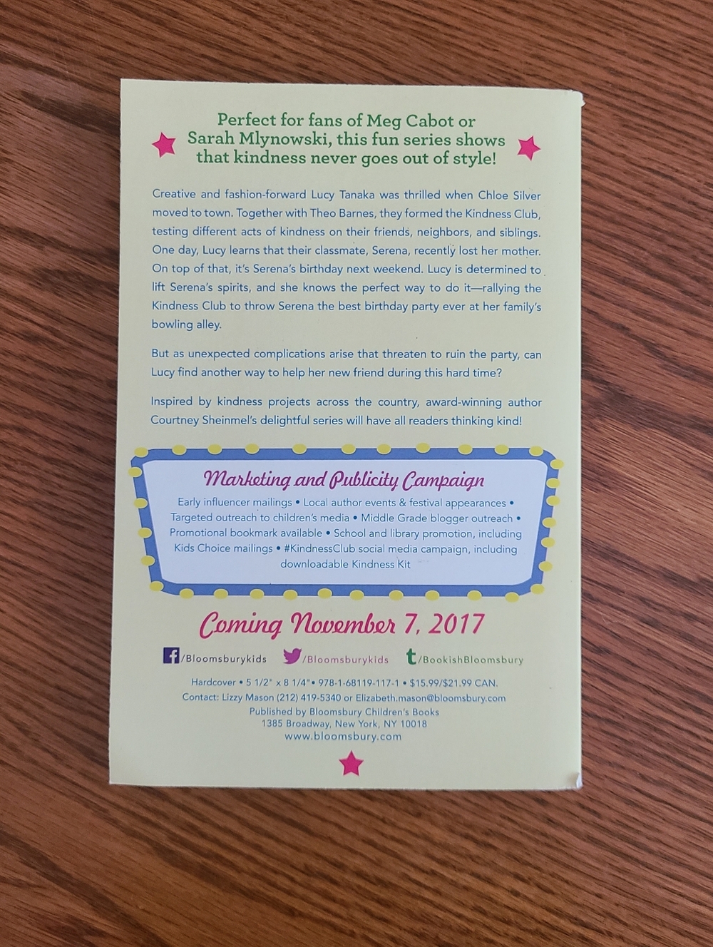 The Kindness Club: Designed By Lucy.l By Courtney Sheinmel - Picture 2 of 13